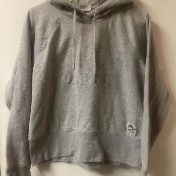 Umbro Tops - Umbro Grey Women's Pullover Hoodie with Raised Logo Size M